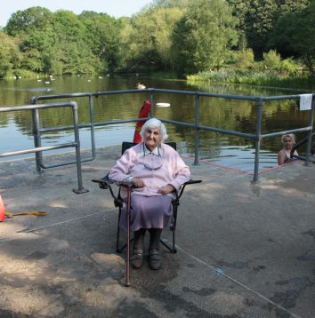 Veteran swimmer © Ruth Corney