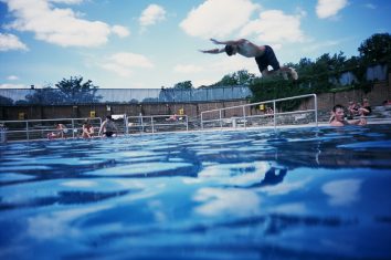 Jumping in Â© Ruth Corney